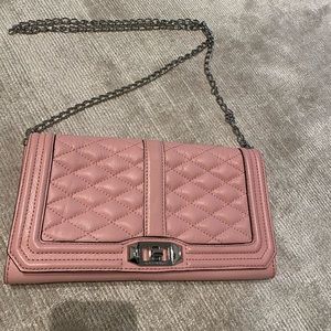 Rebecca Minkoff Pink Leather Crossbody/Clutch
